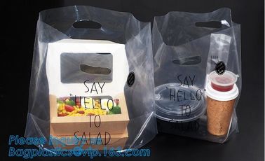 fast food bags, Clear Resealable Resealable Bakery Cookie Candy Poly Cellophane Cello Bags,Customized food grade poly pl supplier