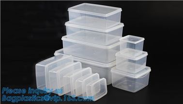 Glossy high quality acrylic storage box,Plastic Round Shape Clear Fresh Box,Food storage container clear plastic packing supplier