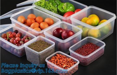 Glossy high quality acrylic storage box,Plastic Round Shape Clear Fresh Box,Food storage container clear plastic packing supplier