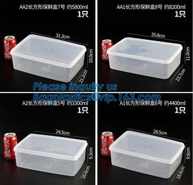 Factory direct sale pp plastic food storage canister set food preservative box,Plastic home usage fresh food storage box supplier