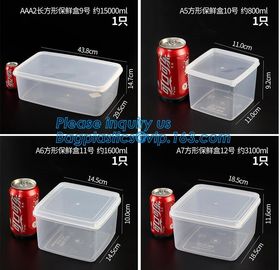 Factory direct sale pp plastic food storage canister set food preservative box,Plastic home usage fresh food storage box supplier