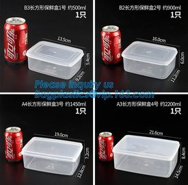 Factory direct sale pp plastic food storage canister set food preservative box,Plastic home usage fresh food storage box supplier