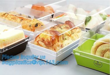 susi box / sushi packaging / Food window box,PP Microwave Blister Clear Plastic Lunch Box Food Container with Lid 650ml supplier