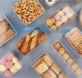 Food Grade Custom Clear Hard Cylinder Small PET Plastic Packaging Boxes biodegradable plastic food box bagplastics bagea supplier