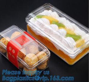 Food Grade Custom Clear Hard Cylinder Small PET Plastic Packaging Boxes biodegradable plastic food box bagplastics bagea supplier