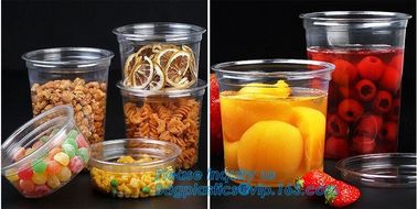 1000ML salad disposable plastic food container soup bowl noodle bowl,Food Grade Custom Transparent Disposable Plastic Fa supplier