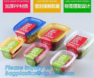 Glass Fresh Keeping Box Round Vacuum Food Container with Press &amp; Push Lid,Fresh Preservation Vacuum Glass Container Food supplier