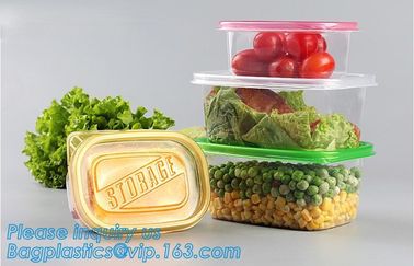 vacuum plastic container with lid for keep fresh storage box,Vacuum Fresh Box/ Food Container/Storage Box for Food pack supplier