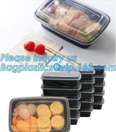 clear disposable plastic fruit container / clear PET blister clamshell box for fruit,biodegradable blister food packagin supplier