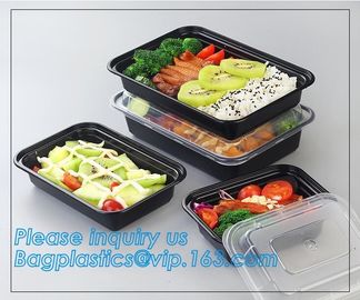 Meal Prep Containers Free Sample Bento Lunch Box Biodegradable Food Container Plastic Wheat Straw Lunch Box bagplastics supplier