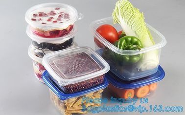 Transparent Vacuum Fresh Box/ Food Container/Storage Box for Food, Freshness Preservation Food Keeper Box bagease bagpla supplier