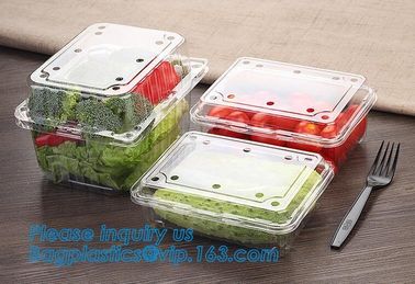 Blister Packaging Food Container,Disposable Blister Fruit Salad Container,Plastic blister fruit box / container / fruit supplier