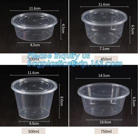 disposable cornstarch convenience takeaway plastic food bowl,BPA free bamboo fiber plastic food bowl with FDA, fast food supplier