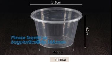 disposable cornstarch convenience takeaway plastic food bowl,BPA free bamboo fiber plastic food bowl with FDA, fast food supplier