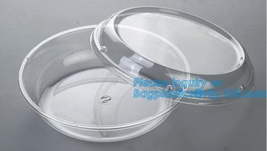 Cheap Custom Food Grade Clear PET Salad Bowl Disposable Food Plastic Bowl,460ml Disposable PET Noodle Soup Salad Bowl supplier