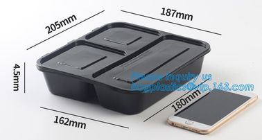 Disposable Plastic food delivery box Printing Sushi Tray For Food Packaging,HIPS Material Disposable Black Plastic Food supplier