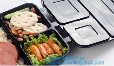 Disposable Plastic food delivery box Printing Sushi Tray For Food Packaging,HIPS Material Disposable Black Plastic Food supplier