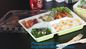 Disposable PP plastic food container 3 compartment containers / bento box / meal prep containers,food containers square supplier