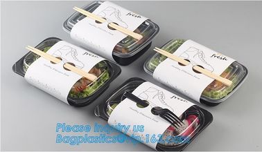 Plastic food container lunch box 2 compartment, bento lunch box container,Airtight Microwave Safe crisper box fast food supplier