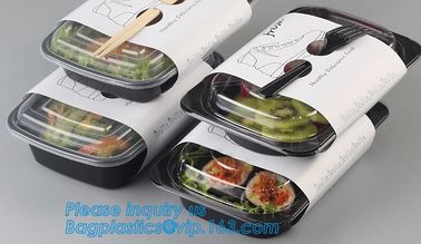 Plastic food container lunch box 2 compartment, bento lunch box container,Airtight Microwave Safe crisper box fast food supplier