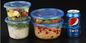 550ml Microwavable Plastic Disposable Food Packaging Container Rice Bowls For Food,Pp Round disposable cheap high qualit supplier