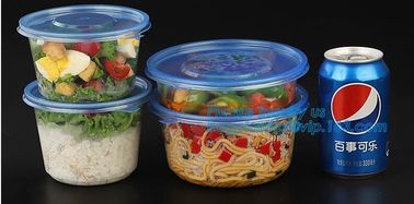 550ml Microwavable Plastic Disposable Food Packaging Container Rice Bowls For Food,Pp Round disposable cheap high qualit supplier