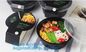 1000ml Black Disposable Biodegradable Bento Food Noodles Container PP Plastic Microwave Safe Soup Bowl bagplastics bagea supplier