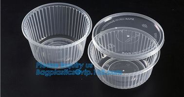 6&quot; Plastic Clear Round Food Serving Bowl,Wholesale Cheap Eco-friendly Food Grade PP Reusable Plastic Bowl bagease pac supplier