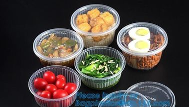 6&quot; Plastic Clear Round Food Serving Bowl,Wholesale Cheap Eco-friendly Food Grade PP Reusable Plastic Bowl bagease pac supplier