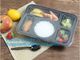 3 compartment plastic food storage Microwave Freezer Safe Plastic Disposable lunch box,Fast food container disposable ta supplier