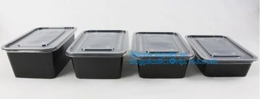 3 compartment plastic food storage Microwave Freezer Safe Plastic Disposable lunch box,Fast food container disposable ta supplier