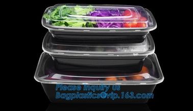 plastic dispoFactory Direct Sale 3PCS Sealed Frozen Plastic Crisper/Preservation Box/Plastic Food Storage Container Eco supplier