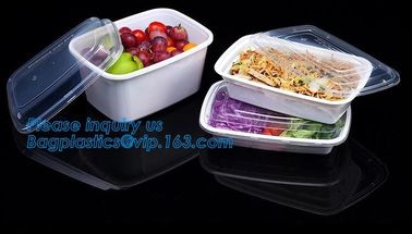 Factory Direct Lid Plastic Lunch Box Clear Food Container,Keep Fresh Crisper Food Box,Fresh Boxpp packaging disposable c supplier