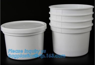 Pp Round disposable cheap high quality plastic bowl with lid,disposable package PP new plastic salad food bowl with seal supplier