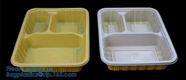 Compartments food grade blister plastic frozen and microwave dumpling tray,Packing Tray Disposable Food Plastic Package supplier