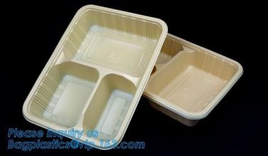 Compartments food grade blister plastic frozen and microwave dumpling tray,Packing Tray Disposable Food Plastic Package supplier