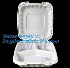 Compartment Food Container Round Food Containers Rectangular Food Containers Deli Containers BAGEASE BAGPLASTICS PACKAGE supplier