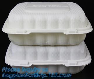 Compartment Food Container Round Food Containers Rectangular Food Containers Deli Containers BAGEASE BAGPLASTICS PACKAGE supplier