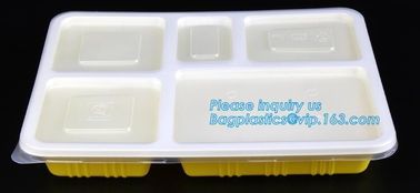 Compartment Food Container Round Food Containers Rectangular Food Containers Deli Containers BAGEASE BAGPLASTICS PACKAGE supplier