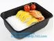 takeaway food container disposable plastic lunch bento box,square PLA plastic food container,fast food package essential supplier