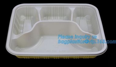 Personalized plastic food box sushi packaging tray,Food Use and Tray Type disposable plastic sushi tray,fast food tray,p supplier