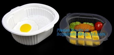 Healthy Plastic Food Storage Box from Freezer to Microwave,lunch box 2 compartment hot microwave food container bagease supplier