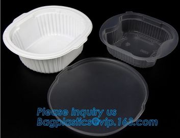 Healthy Plastic Food Storage Box from Freezer to Microwave,lunch box 2 compartment hot microwave food container bagease supplier