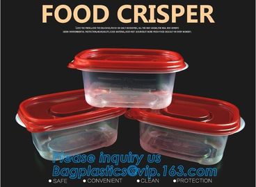 food crisper,Fresh Keeping Box Round Vacuum Food Container with Press & Push Lid,sealed food storage box food grade vacu supplier
