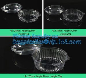 Blister large clear plastic fruit container with lid for fruit packaging,blister fruit box /container/ fruit Tray/ Clear supplier