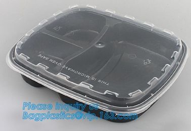 White Round Plastic PP Food container bento box heated disposable microwave lunch box,food bento storoage box bagease pa supplier