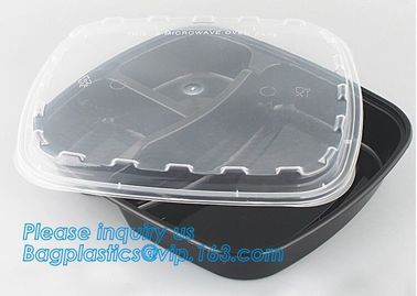 White Round Plastic PP Food container bento box heated disposable microwave lunch box,food bento storoage box bagease pa supplier