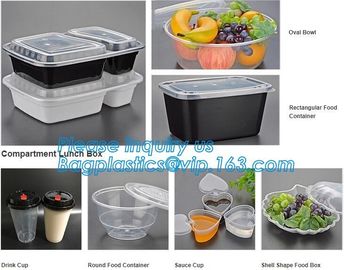 Transparent plastic fresh-keeping food storage container,plastic food lunch box,Food Portions box Perfect Portions food supplier