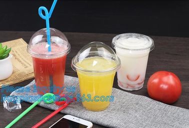 600ml PET plastic cup with lid for juice,Food grade 12oz 375ml cold drink transparent biodegradebale PET disposable plas supplier