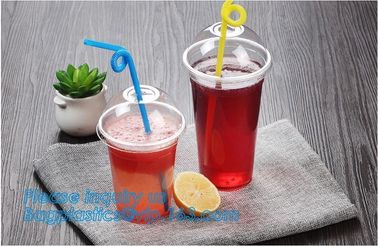 600ml PET plastic cup with lid for juice,Food grade 12oz 375ml cold drink transparent biodegradebale PET disposable plas supplier